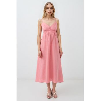 Rochie evazata de in cu decolteu in V