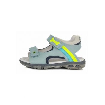 Sandale din Piele Baieti -  Bone - Talpa Flexibila - AC290-833A