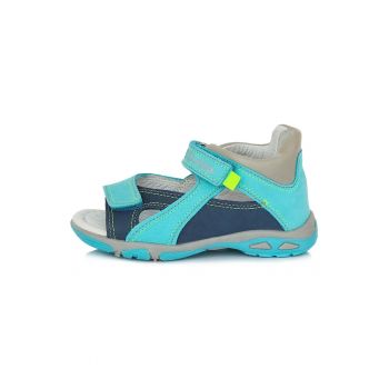 Sandale din Piele Baieti -  cu Scai - Talpa Flexibila - AC290-831