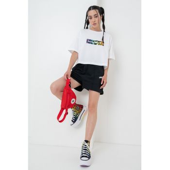 Tricou crop lejer Pride