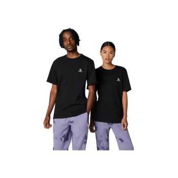 Tricou  Go-To cu broderie in forma de chevron si stea