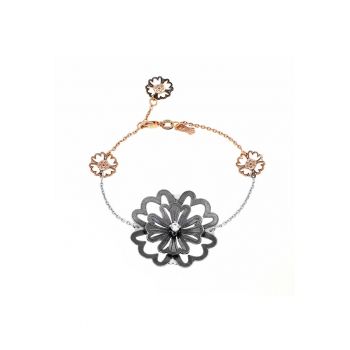 Bratara din aur de 14k cu diamante Faith Flowers