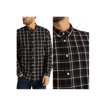 Camasa Barbati -  Button Down - Croi: Slim Fit - Inchidere: Nasturi - Compozitie Material: 100% Bumbac - Numar Buzunare: 0 - Negru