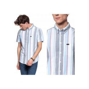 Camasa Barbati -  Button Down - Croiala Regulara - 100% Bumbac - 1 Buzunar - Inchidere: Nasturi - Multicolor - 1 Bucata