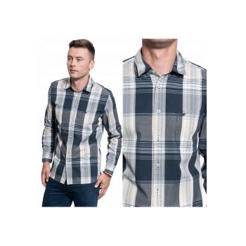 Camasa Barbati -  Clemens Big Check - Croi: Regular Fit - Inchidere: Nasturi - Compozitie Material: 100% Bumbac - Numar De Buzunare: 1 - Multicolor - 1