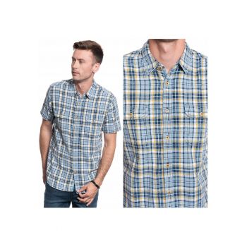 Camasa Din Material -  Collin Heavy Check - Croi: Regular Fit - Inchidere: Nasturi - Compozitie Material: 100% Bumbac - Numar De Buzunare: 2 - Multicolor
