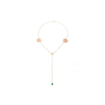 Colier din aur de 14k Love Guiding Angel Anahata