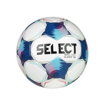 Minge fotbal  Brillant Super TB V25 - oficiala de joc - alb/albastru -