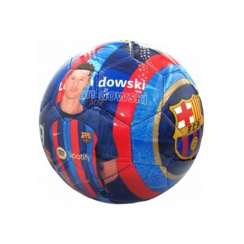 Minge fotbal FC Barcelona Lewandowski - albastru/rosu -