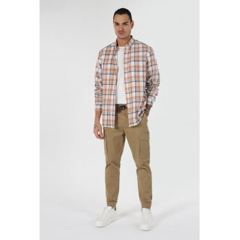 Pantaloni cargo jogger cu talie ajustabila
