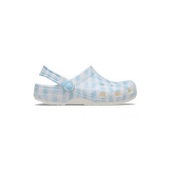 Saboti slingback cu imprimeu houndstooth Classic