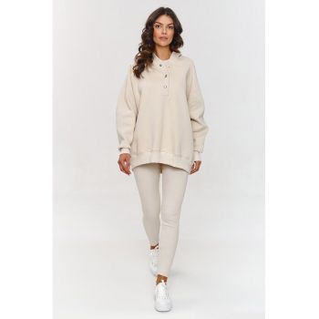 Set de hanorac oversize - top si colanti - 3 piese -