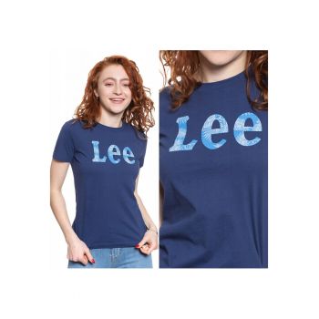 Tricou T-Shirt -  Slim Logo Tee - Croi: Slim 100% Bumbac - Inchidere: Fara - Albastru - 1 Bucata