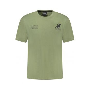 U.S. Grand POLO Tricou barbati din bumbac cu logo la baza gatului