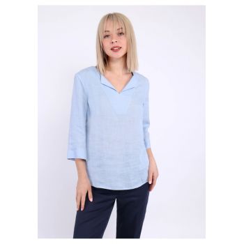 Bluza de canepa cu maneci 7/8