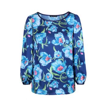 Bluza lejera cu imprimeu floral