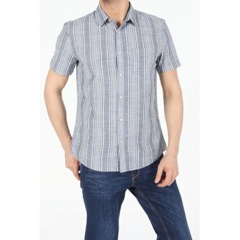 Camasa Cu Maneca Scurta De Barbati Antracit Slim Fit Cl1053950 8682240727552
