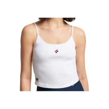 Crop top cu bretele subtiri -
