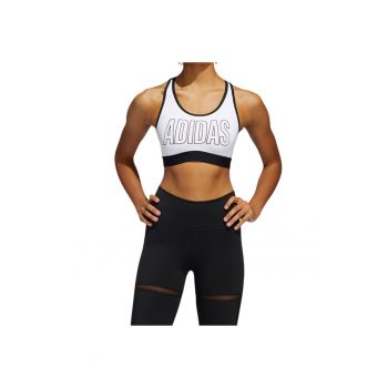 Don't Rest Alphaskin bustier fitness cu print logo -