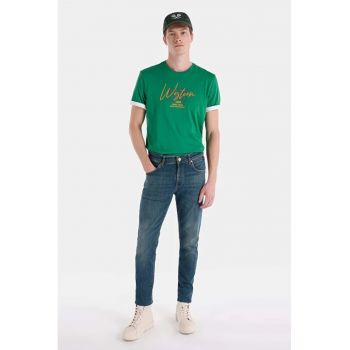 Pantaloni De Barbati Albastru Slim Fit 041 Danny Cl1066263