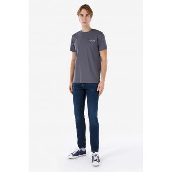 Pantaloni De Barbati Albastru Straight Fit 044 Karl Cl1067225