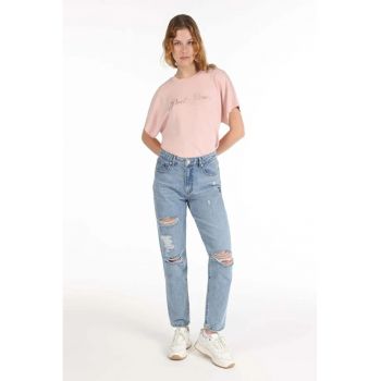 Pantaloni De Dama Albastru Boyfriend Fit 893 Julia Cl1067508 8683197961044