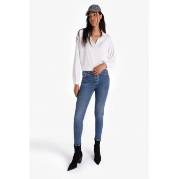 Pantaloni De Dama Albastru Skinny Fit 759 Lara Cl1065306 8683197842657