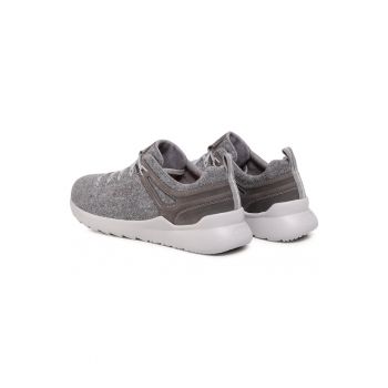 Pantofi sport cu insertii de piele nabuc Highland -