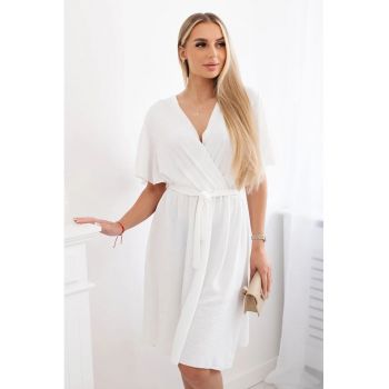 Rochie cu cordon in talie -