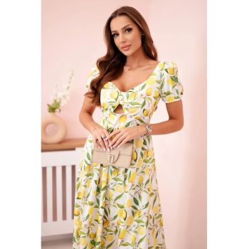 Rochie cu maneci bufante -