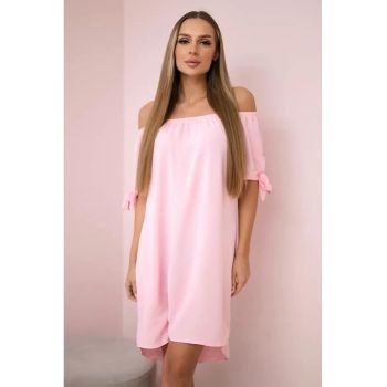 Rochie cu maneci cu snur -