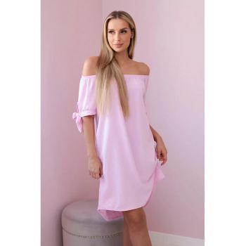Rochie cu maneci cu snur -