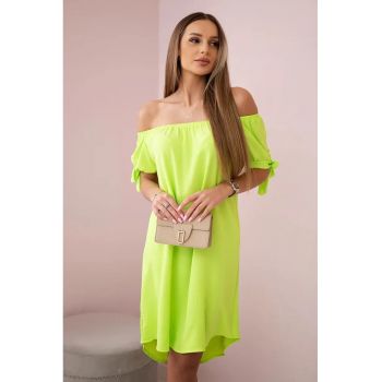 Rochie cu maneci cu snur -
