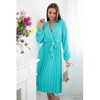 Rochie cu model petrecut si pliuri -