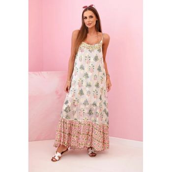 Rochie lunga din viscoza -