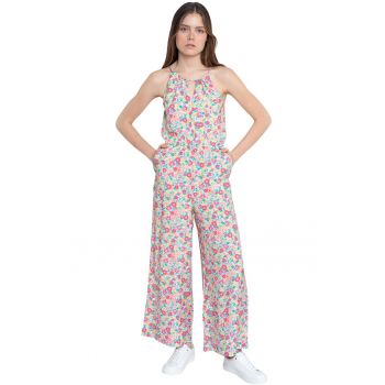 Salopeta  Vicky cu imprimeu floral -