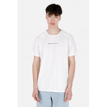 Tricou Cu Maneca Scurta De Barbati Alb Regular Fit CL1068795