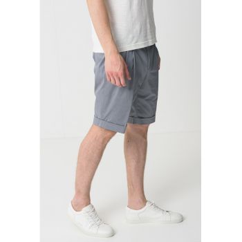 Bermude chino cu buzunare oblice