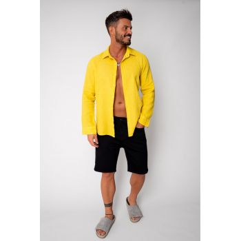 Blugi scurti din bumbac Aqua Dry Black 17103