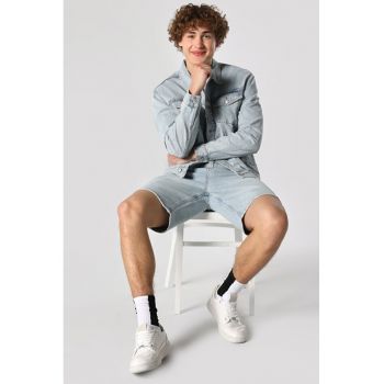 Jacheta De Barbati Albastru Regular Fit