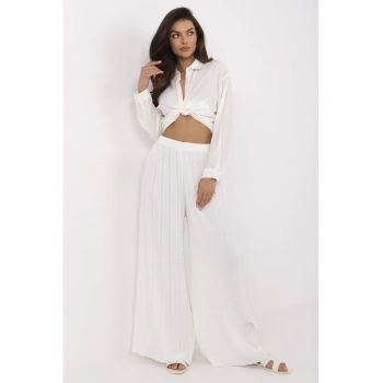 Pantaloni dama  poliester - one size - alb