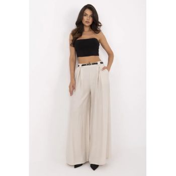Pantaloni dama  viscoza - bej -