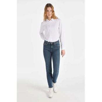 Pantaloni De Dama Albastru Slim Fit 703 Carla Cl1065299 8683197858153