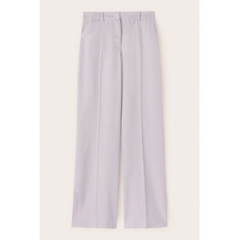 Pantaloni drepti din amestec de lyocell si in