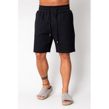 Pantaloni scurti din bumbac Black 17119