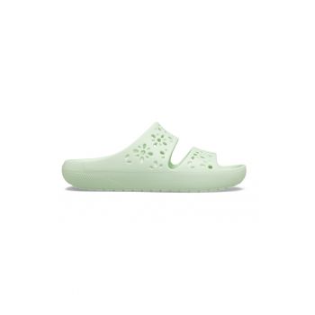Papuci cu model floral Classic