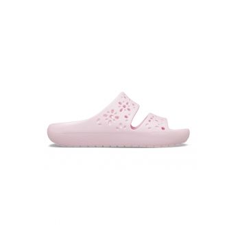 Papuci cu model floral Classic