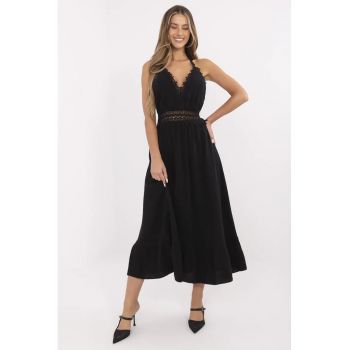 Rochie  bumbac - neagra -