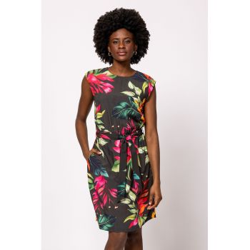 Rochie cu model si buzunare laterale Vafudis