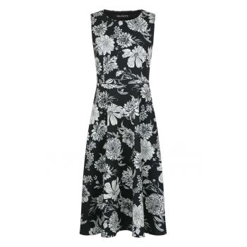 Rochie fara maneci cu imprimeu floral